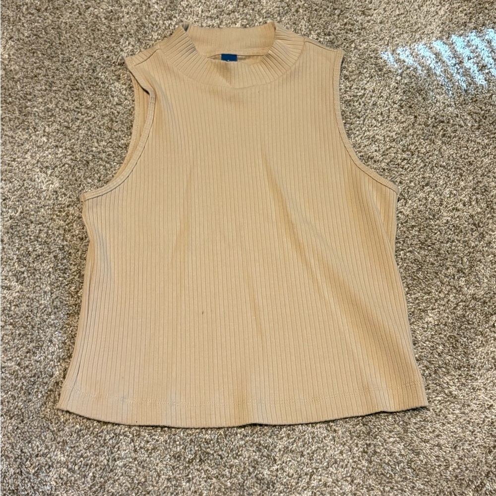 Old Navy Ribbed Beige Top
